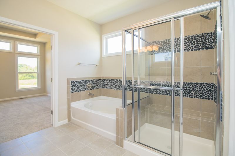 Space-Saving Sliding Shower Door